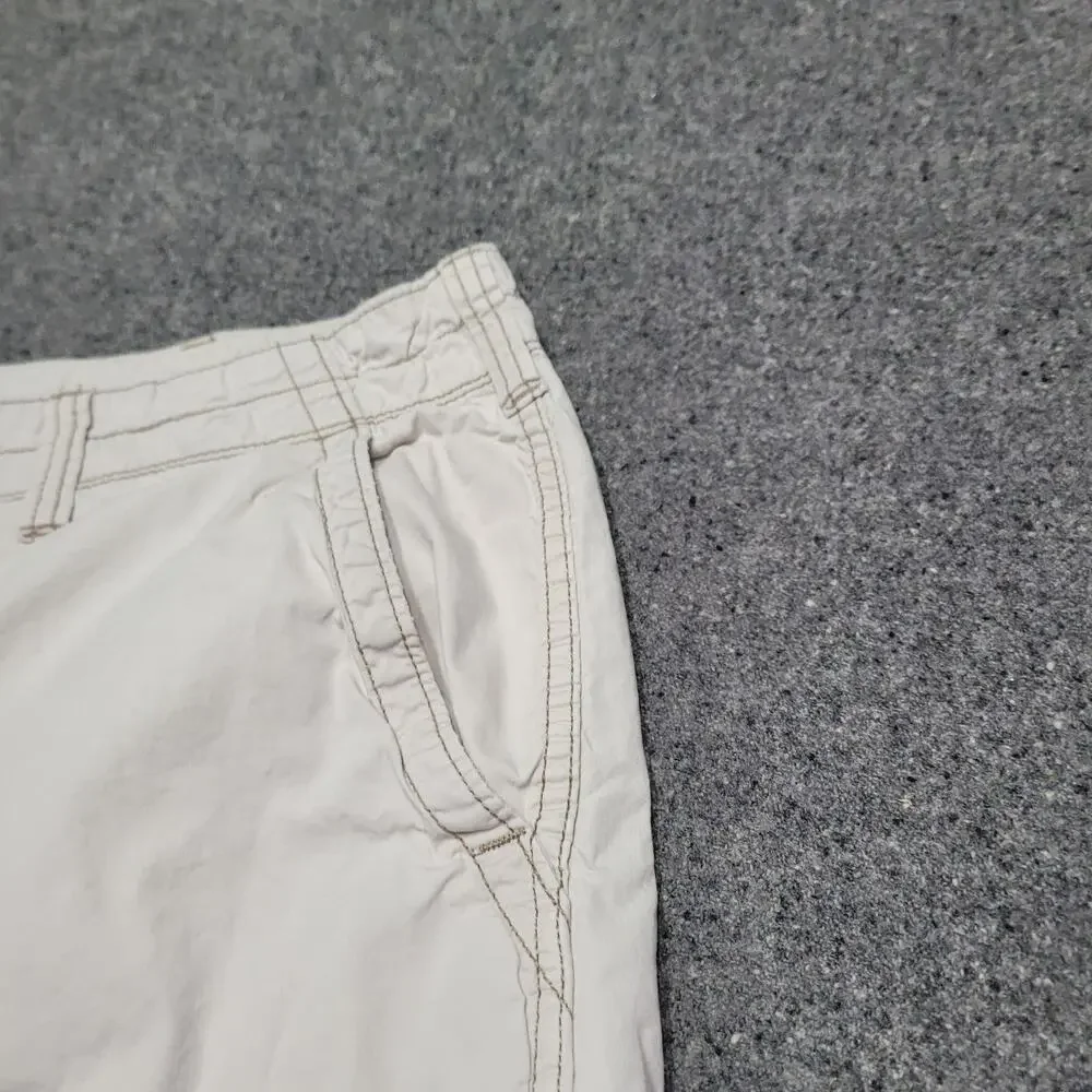 Vintage Y2K Polo Jeans Co Shorts Mens 40 Tan Ralph Lauren Cargo Baggy Streetwear